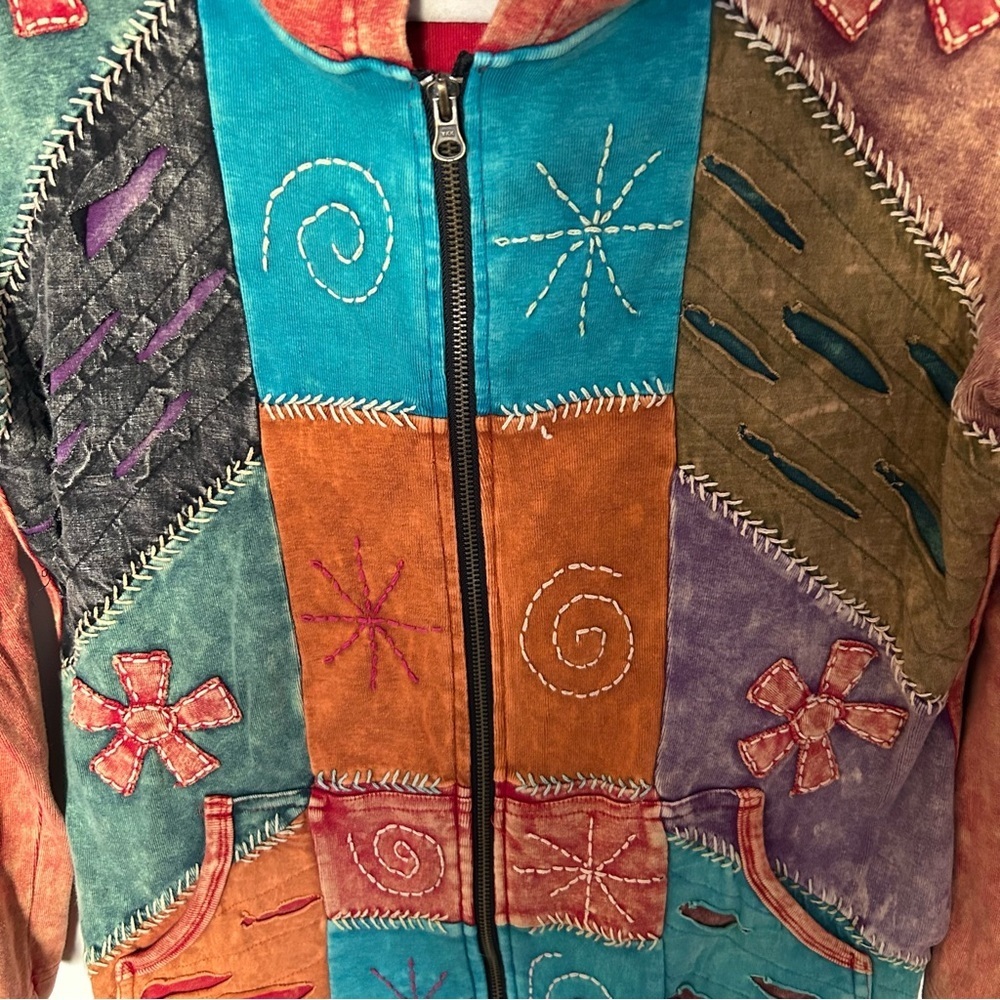 Rising International Multicolor Patchwork Printed… - image 2